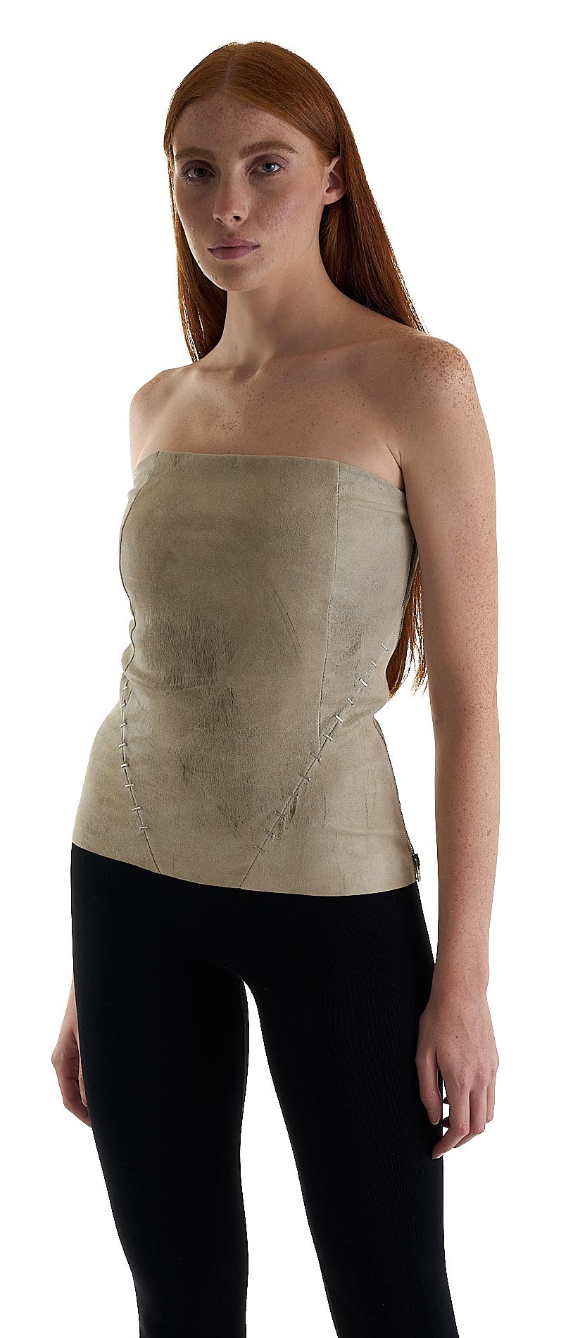 DANIELE BASTA LEATHER AND SILVER JACKET 